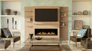 modern flames allwood fireplace wall system for modern flames spectrum slimline 60" electric fireplace installed in a contemporary living room