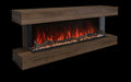 modern flames studio suites landscape pro multi wall mount cabinet weathered walnut side view
