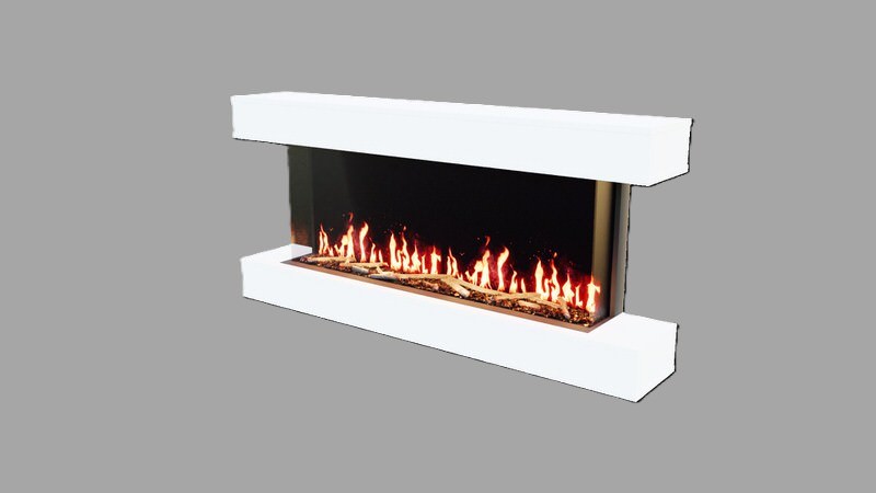 modern flames studio suites orion multi cabinet fireplace mantel ready to finish finish
