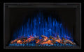 Modern flames redstone built-in electric fireplace blue flames with embers