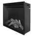 Modern flames redstone built-in electric fireplace product side view