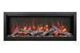 amantii symmetry bespoke extra tall electric fireplace log media option