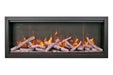 amantii symmetry bespoke extra tall electric fireplace birch log media option