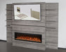 modern flames allwood fireplace wall system for modern flames spectrum slimline 60" electric fireplace product photo up close