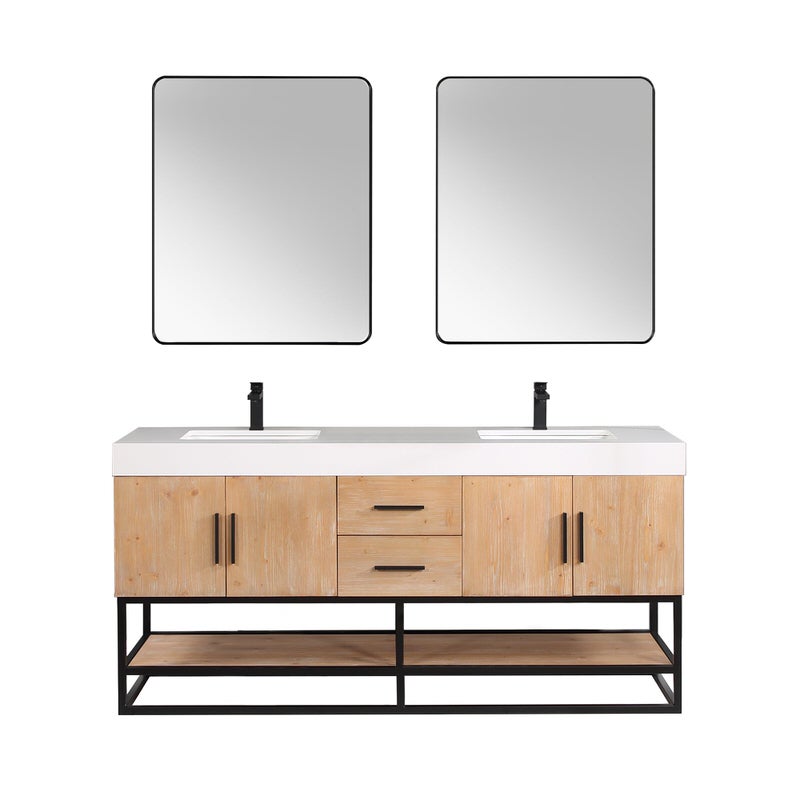 Bianco 72" Double Bathroom Vanity with Top (More Options Available)