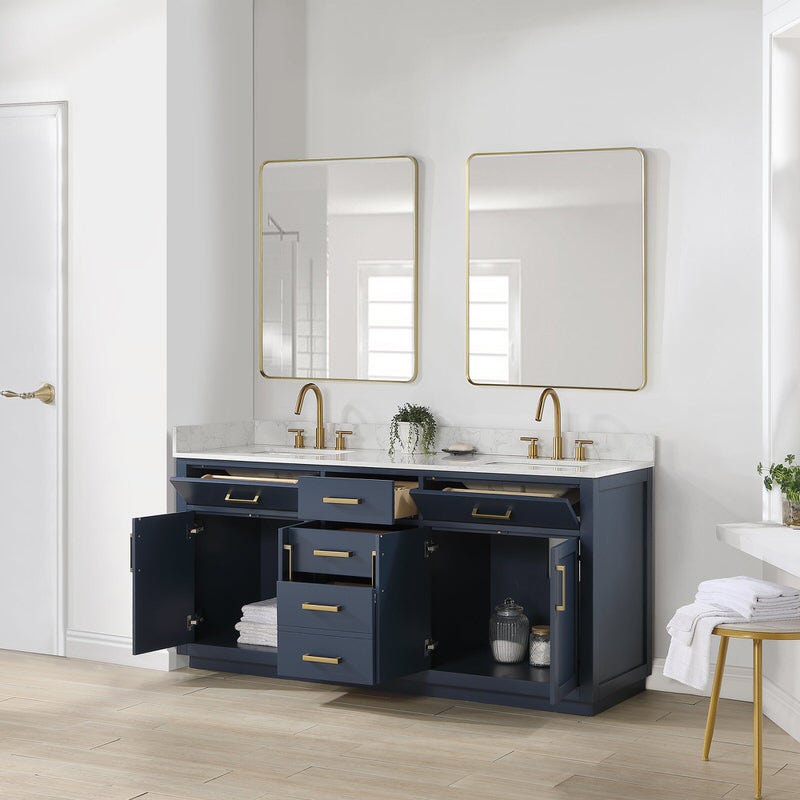 Gavino 72 inch Double Bathroom Vanity (More Options Available)