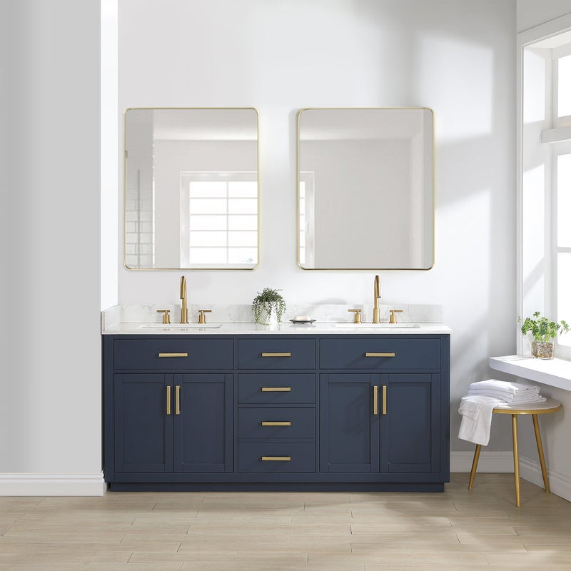 Gavino 72 inch Double Bathroom Vanity (More Options Available)