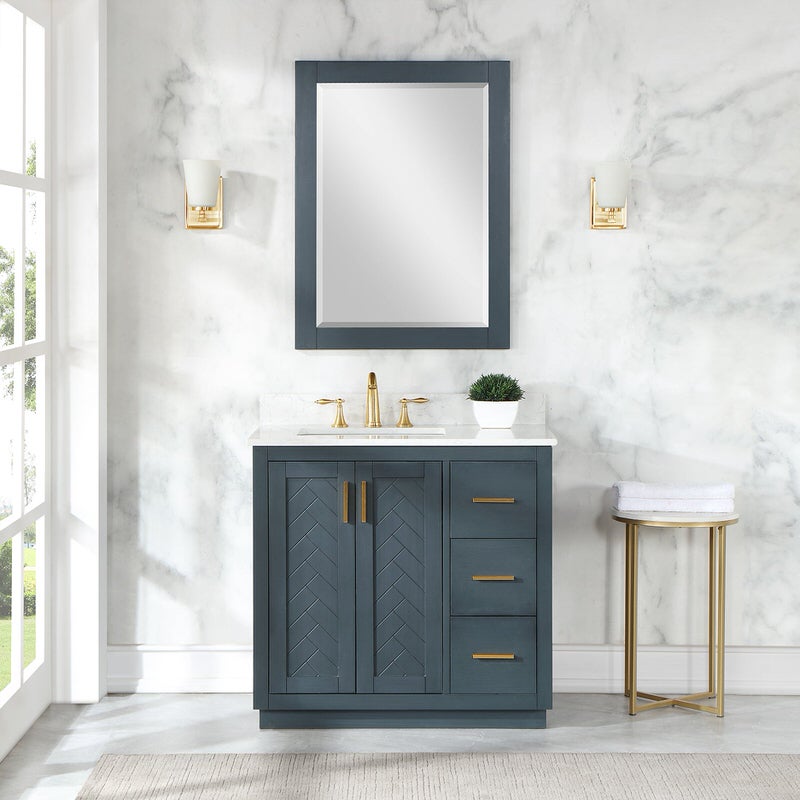 Gazsi 36 inch Single Bathroom Vanity (More Options Available)