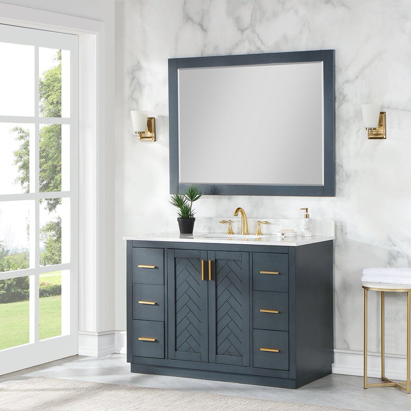 Gazsi 48 inch Single Bathroom Vanity (More Options Available)