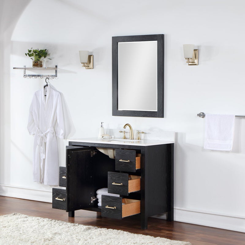 Hadiya 42 inch Single Bathroom Vanity (More Options Available)