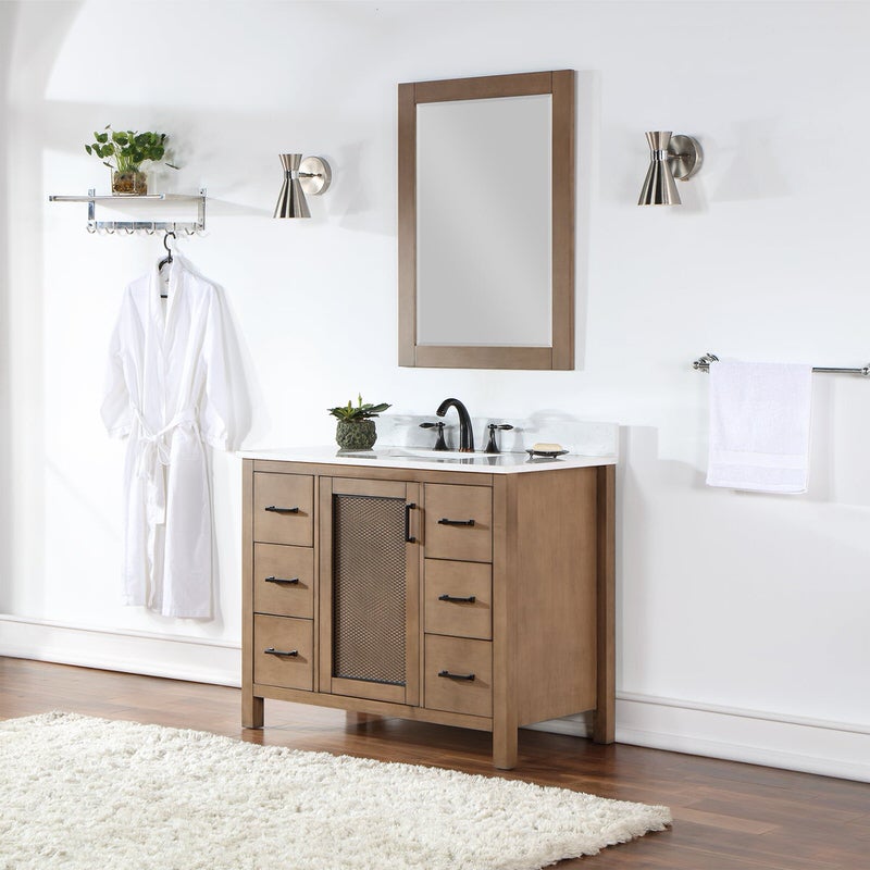 Hadiya 42 inch Single Bathroom Vanity (More Options Available)