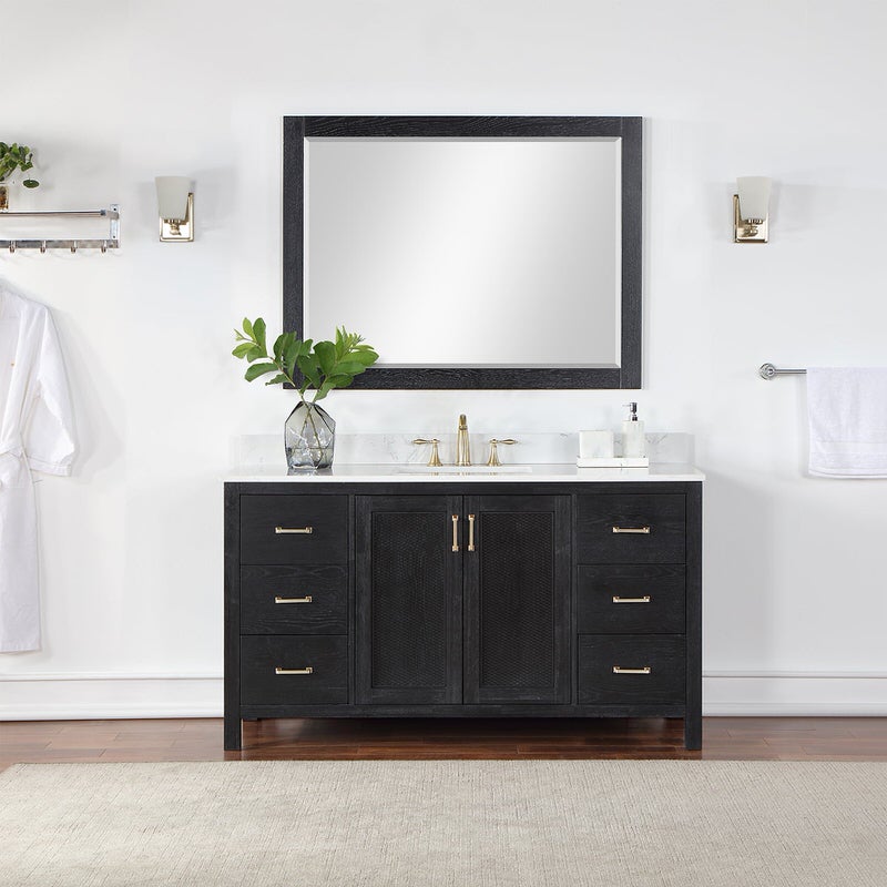 Hadiya 60 inch Single Bathroom Vanity (More Options Available)