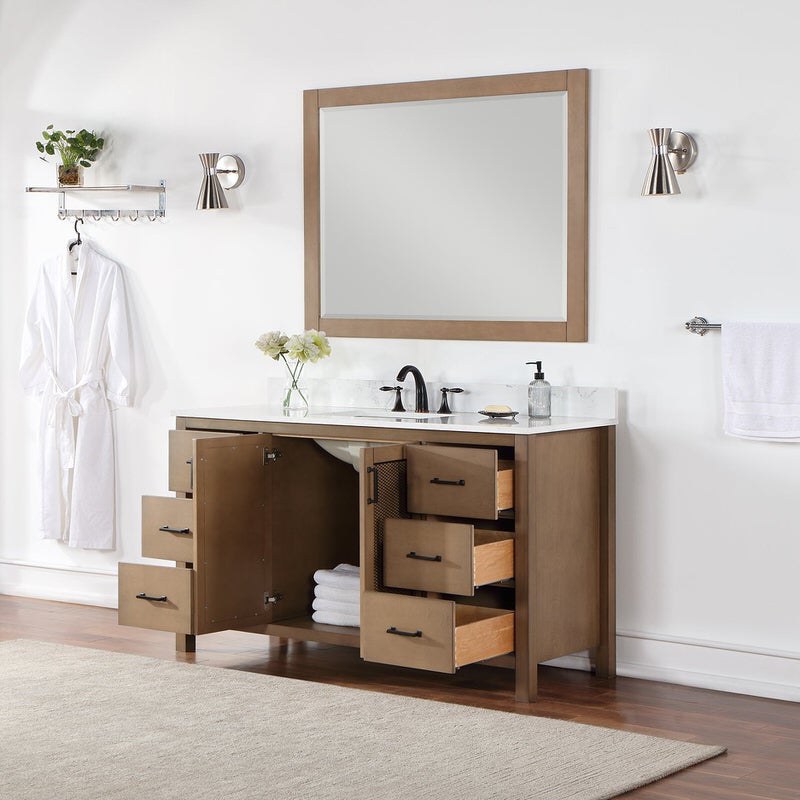 Hadiya 60 inch Single Bathroom Vanity (More Options Available)