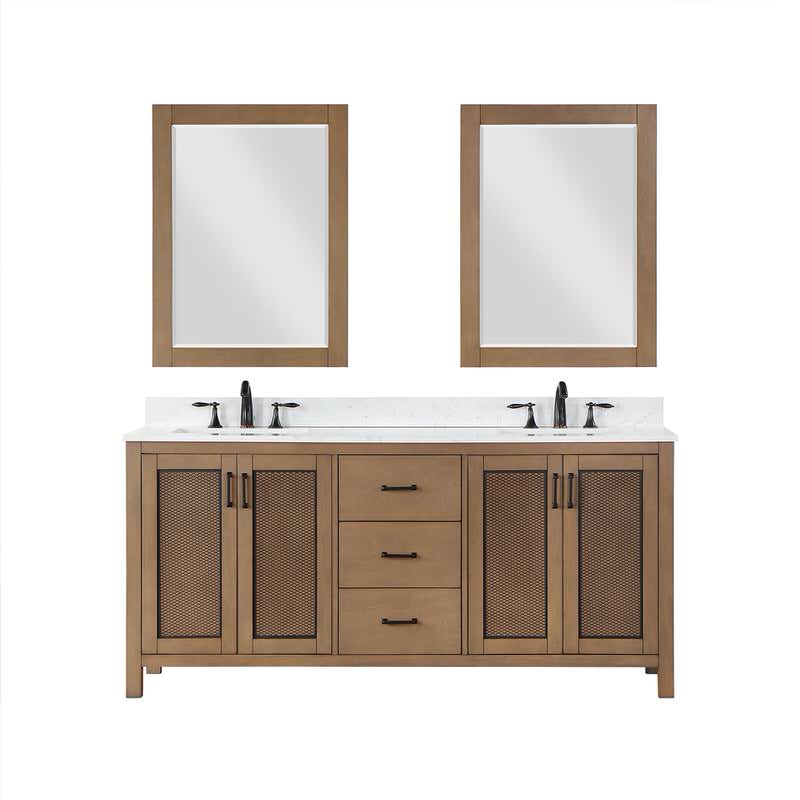 Hadiya 72 inch Double Bathroom Vanity (More Options Available)