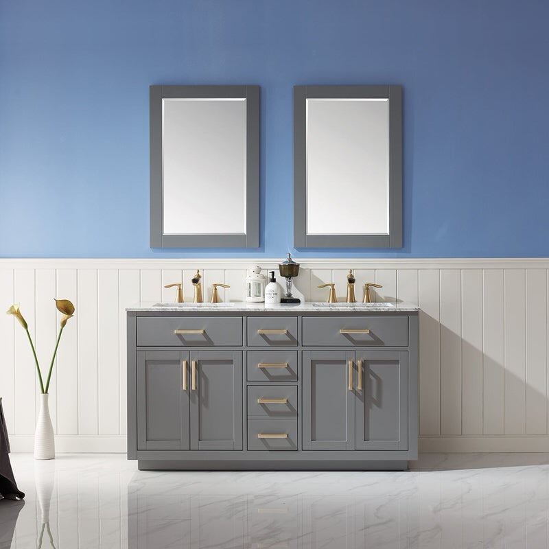 Ivy 60 inch Double Bathroom Vanity (More Options Available)