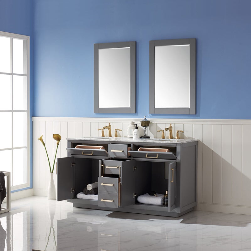 Ivy 60 inch Double Bathroom Vanity (More Options Available)