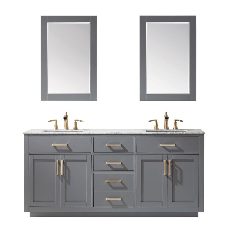 Ivy 72 inch Double Bathroom Vanity (More Options Available)