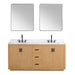 Altair Inc Perla 72-inch Natural Wood Double Sink Vanity from Hugo Vanities