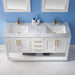 Altair Inc Remi 60-inch Double Bathroom Vanity in White From Hugo Vanities
