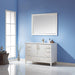 Altair Inc Sutton 48-inch Single Bathroom Vanity in White From Hugo Vanities