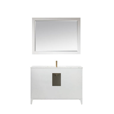 Altair Inc Sutton 48-inch Single Bathroom Vanity in White From Hugo Vanities