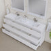 Alya Bath Paterno 84-inch Modern Freestanding Bathroom Vanity In White From Hugo Vanities