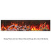 amantii traditional built-in electric fireplace insert flame color product photo