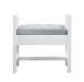 James Martin Vanities - Addison 24.5" Upholster Bench, Glossy White - E444 - BNCH - GW - Home Luxury USA