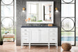 James Martin Vanities - Addison 60" Single Vanity Cabinet in Glossy White - E444 - V60S - GW - 3CSP - Home Luxury USA