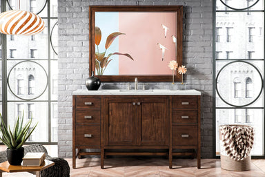 James Martin Vanities - Addison 60" Single Vanity Cabinet in Mid - Century Acacia - E444 - V60S - MCA - 3ENC - Home Luxury USA