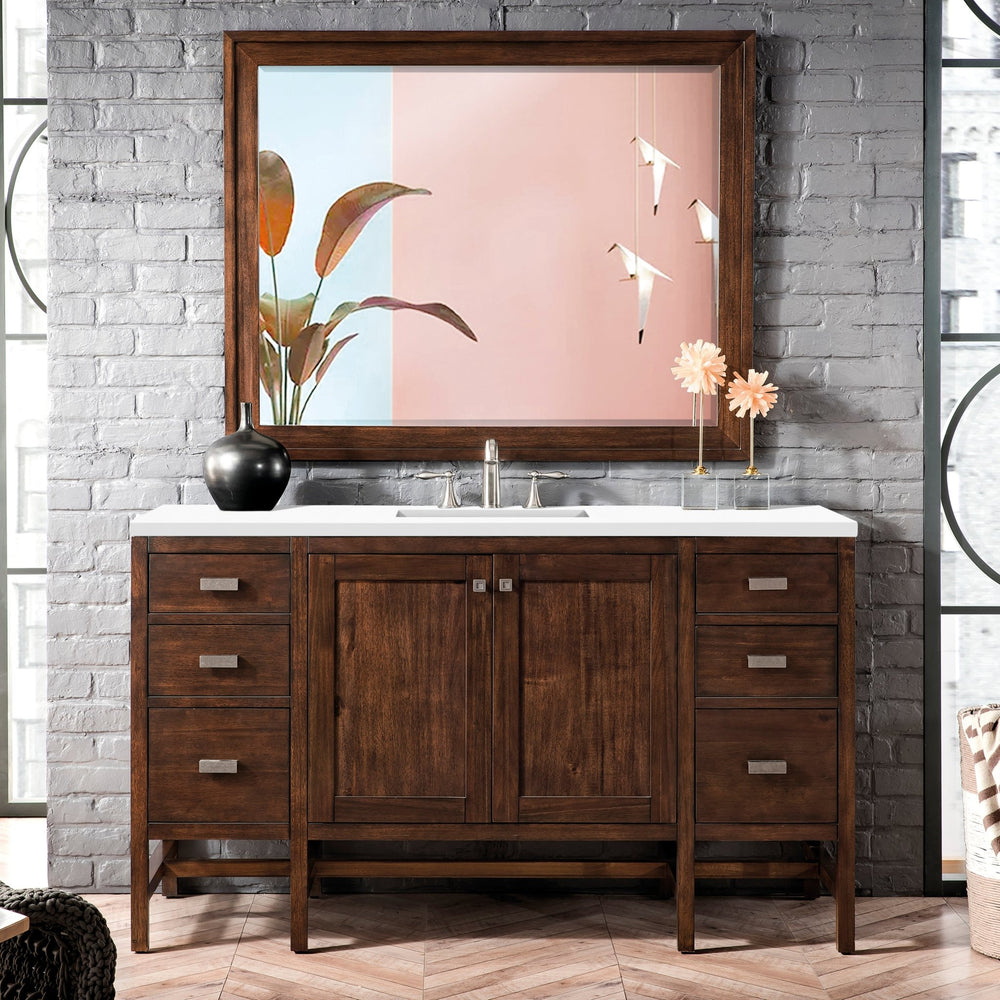 James Martin Vanities - Addison 60" Single Vanity Cabinet in Mid - Century Acacia - E444 - V60S - MCA - Home Luxury USA