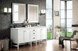 James Martin Vanities - Addison 72" Double Vanity Cabinet in Glossy - White - E444 - V72 - GW - 3ENC - Home Luxury USA