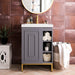 James Martin Vanities - Alicante 24" Single Vanity in Grey Smoke - E110V24GSMWG - Home Luxury USA