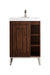 James Martin Vanities - Alicante 24" Single Vanity in Mid - Century Acacia - E110V24MCABNKWG - Home Luxury USA