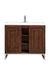 James Martin Vanities - Alicante' 39.5" Single Vanity in Mid - Century Acacia - E110V39.5MCABNKWG - Home Luxury USA