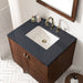 James Martin Vanities - Amberly 30" Single Vanity in Mid - Century Walnut - 670 - V30 - WLT - 3CSP - Home Luxury USA