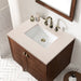 James Martin Vanities - Amberly 30" Single Vanity in Mid - Century Walnut - 670 - V30 - WLT - 3EMR - Home Luxury USA