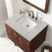 James Martin Vanities - Amberly 30" Single Vanity in Mid - Century Walnut - 670 - V30 - WLT - 3ESR - Home Luxury USA