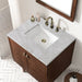 James Martin Vanities - Amberly 30" Single Vanity in Mid - Century Walnut - 670 - V30 - WLT - 3VSL - Home Luxury USA