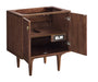 James Martin Vanities - Amberly 30" Single Vanity in Mid - Century Walnut - 670 - V30 - WLT - Home Luxury USA