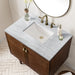 James Martin Vanities - Amberly 36" Single Vanity in Mid - Century Walnut - 670 - V36 - WLT - 3AF - Home Luxury USA