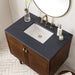 James Martin Vanities - Amberly 36" Single Vanity in Mid - Century Walnut - 670 - V36 - WLT - 3CSP - Home Luxury USA