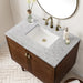 James Martin Vanities - Amberly 36" Single Vanity in Mid - Century Walnut - 670 - V36 - WLT - 3EJP - Home Luxury USA