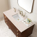 James Martin Vanities - Amberly 48" Single Vanity in Mid - Century Walnut - 670 - V48 - WLT - 3EMR - Home Luxury USA