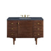 James Martin Vanities - Amberly 48" Single Vanity in Mid - Century Walnut - 670 - V48 - WLT - Home Luxury USA