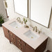 James Martin Vanities - Amberly 60" Double Vanity in Mid - Century Walnut - 670 - V60D - WLT - 3EMR - Home Luxury USA