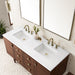 James Martin Vanities - Amberly 60" Double Vanity in Mid - Century Walnut - 670 - V60D - WLT - 3WZ - Home Luxury USA