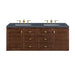 James Martin Vanities - Amberly 60" Double Vanity in Mid - Century Walnut - 670 - V60D - WLT - Home Luxury USA