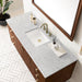 James Martin Vanities - Amberly 60" Single Vanity in Mid - Century Walnut - 670 - V60S - WLT - 3EJP - Home Luxury USA