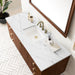 James Martin Vanities - Amberly 60" Single Vanity in Mid - Century Walnut - 670 - V60S - WLT - 3ENC - Home Luxury USA